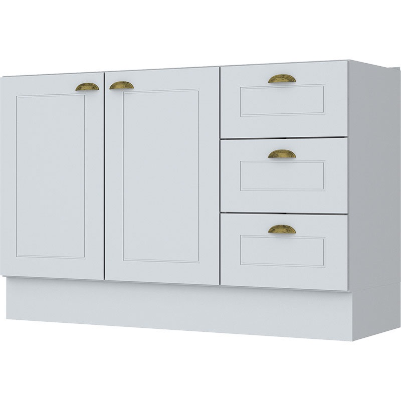 BALCÃO 2 PORTAS SEM TAMPO AMERICANA-HENN - BRANCO HP BALCÃO 2 PORTAS SEM TAMPO AMERICANA-HENN - BRANCO HP