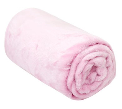 Cobertor Bebê Feminino Microfibra Rosa - Tecebem