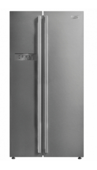 Geladeira/Refrigerador Side by Side Midea 528 Litros Frost Free Inox MD-RS587FGA