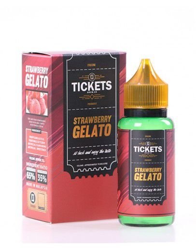LÍQUIDO TICKETS BREW.CO - STRAWBERRY GELATO LÍQUIDO TICKETS BREW.CO - STRAWBERRY GELATO
