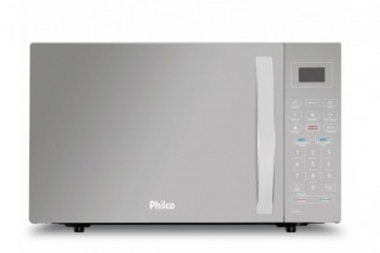 Micro-ondas Philco 32 Litros Branco Espelhado PMO33EB