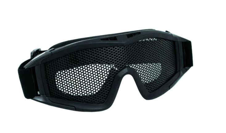 Óculos de Proteção Para Airsoft Ntk Modelo Chaco em Tela de Metal Respirável