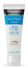 Protetor Solar Facial Neutrogena Sun Fresh FPS 70 com 40g