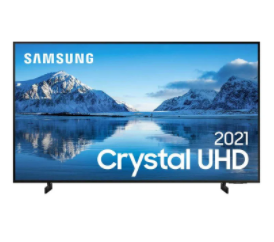Samsung Smart TV 50' Crystal UHD 4K 50AU8000, Painel Dynamic Crystal Color, Design slim