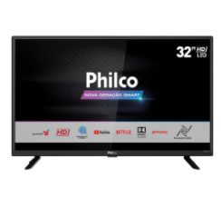 Smart TV LED 32" HD Philco PTV32G52S com Netflix, Dolby Audio, Wi-fi