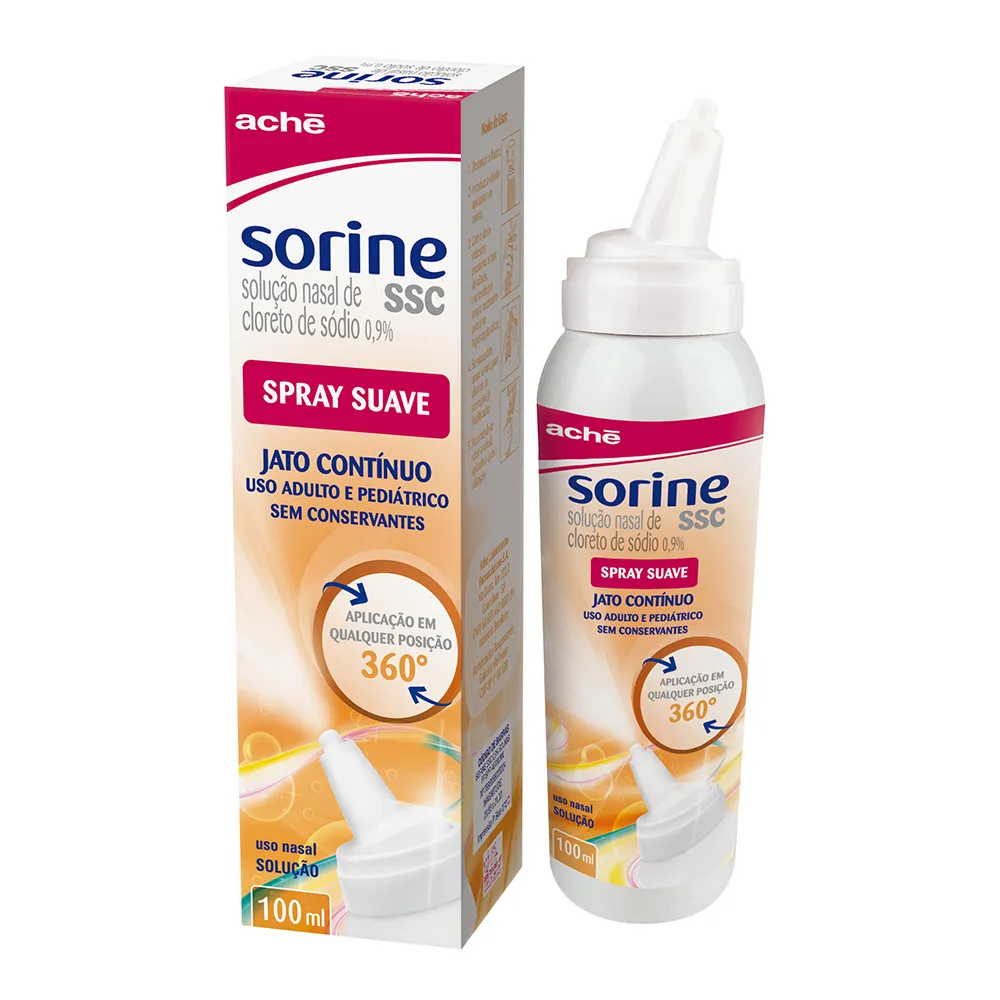 Sorine SSC Solução Nasal Spray Suave